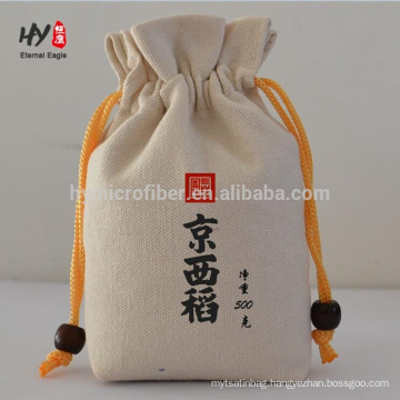 eco-friendly custom figure cotton linen bag